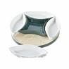 Set de Aperitivo DKD Home Decor Madera 22 x 22 x 1 cm Hojas Verde Gres