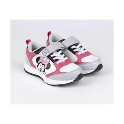 Zapatillas Deportivas Infantiles Minnie Mouse Gris Rosa