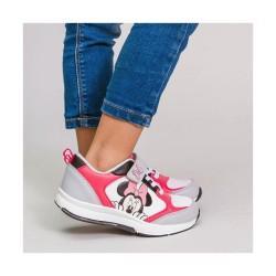 Zapatillas Deportivas Infantiles Minnie Mouse Gris Rosa