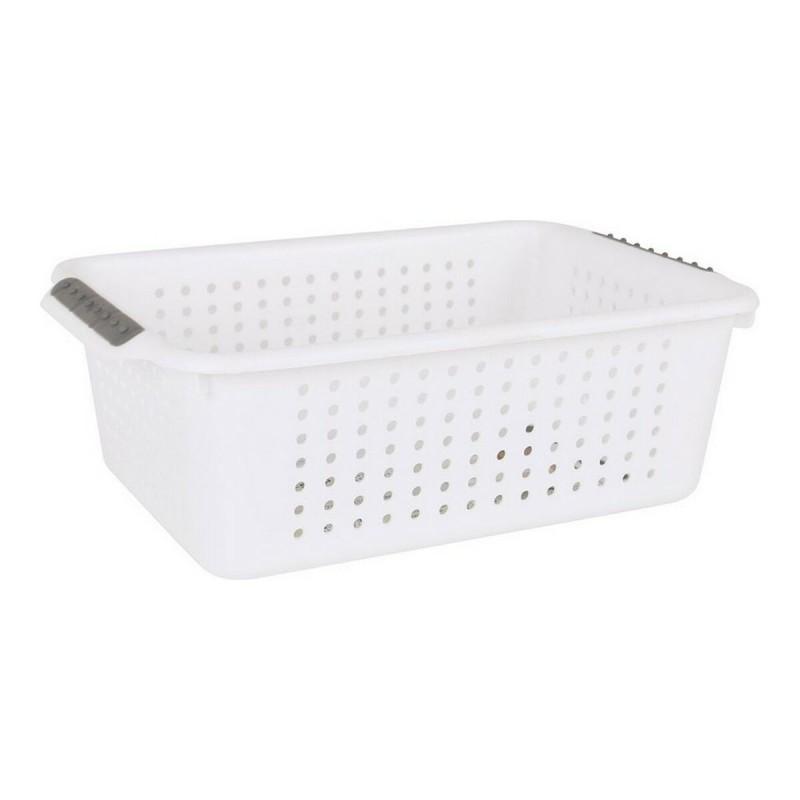 Cesta Multiusos Confortime Blanco Plástico (30,7 x 20,5 x 10 cm)