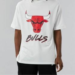 Camiseta de Manga Corta NBA SCRIPT MESH New Era WHIFDR 60284736 Blanco