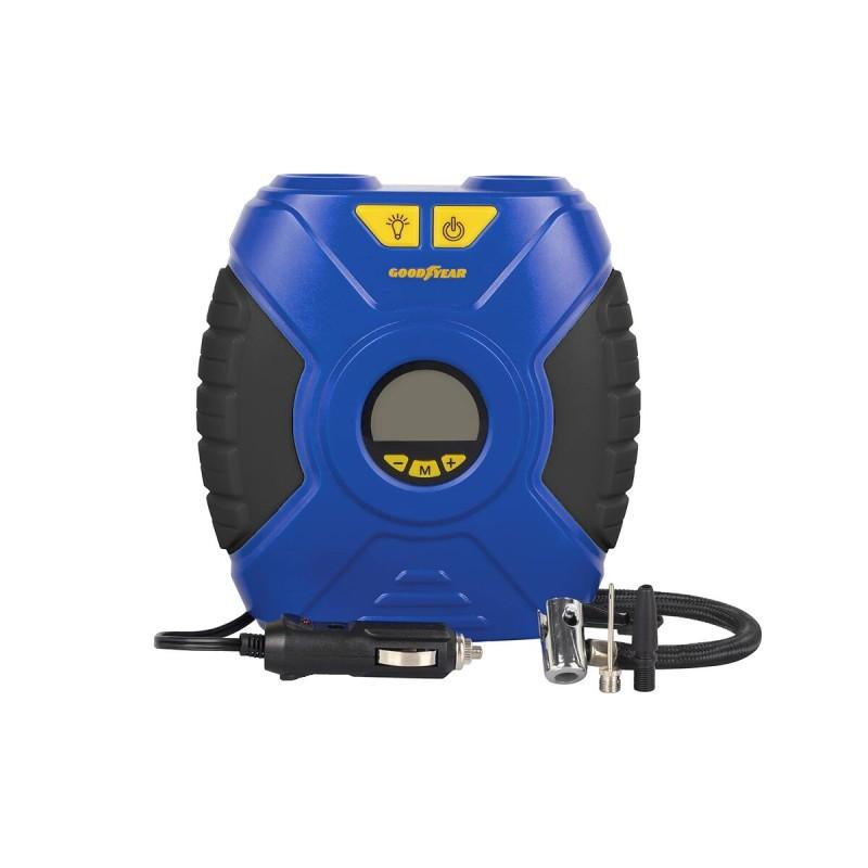 Compresor de Aire Portátil con LED Goodyear GOD0020 12 V 90 PSI