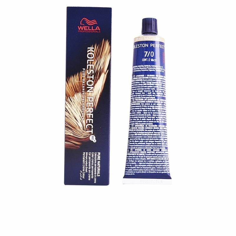 Tinte Permanente Wella Koleston Perfect Pure Naturals Nº 7.0 60 ml