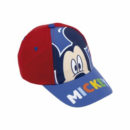 Gorra Infantil Mickey Mouse Happy smiles Azul Rojo (48-51 cm)