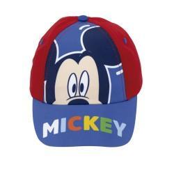 Gorra Infantil Mickey Mouse Happy smiles Azul Rojo (48-51 cm)