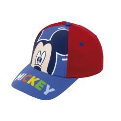 Gorra Infantil Mickey Mouse Happy smiles Azul Rojo (48-51 cm)