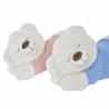 Oso de Peluche DKD Home Decor 70 x 30 x 30 cm Azul Rosa Blanco Infantil (2 Unidades)