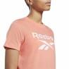 Camiseta de Manga Corta Mujer Reebok Identity Logo Rosa