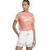 Camiseta de Manga Corta Mujer Reebok Identity Logo Rosa