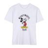 Camiseta de Manga Corta Mujer Mickey Mouse Blanco