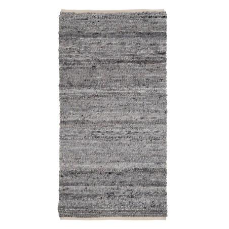 Alfombra 80 x 150 cm Tejido Sintético Gris