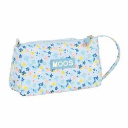 Estuche Escolar con Accesorios Moos Lovely Azul (32 Piezas)