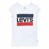 Camiseta de Manga Corta Niño Levi's Sportswea Blanco