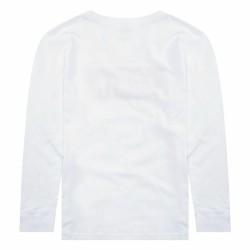 Camiseta de Manga Larga Infantil Levi's Batwing Blanco