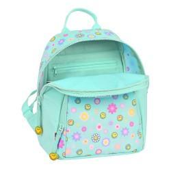 Mochila Infantil Smiley Summer fun Mini Turquesa (25 x 30 x 13 cm)