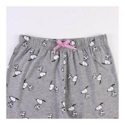 Pijama Snoopy Gris Mujer