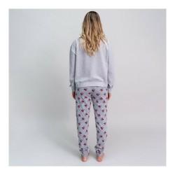 Pijama Minnie Mouse Mujer Gris