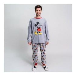 Pijama Mickey Mouse Gris (Adultos) Hombre