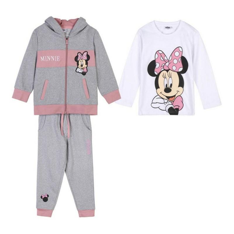 Chándal Infantil Minnie Mouse Gris