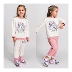 Chándal Infantil Minnie Mouse Gris