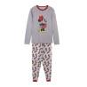 Pijama Minnie Mouse Gris Mujer