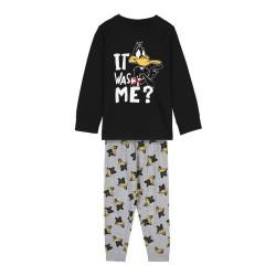 Pijama Infantil Looney Tunes Negro