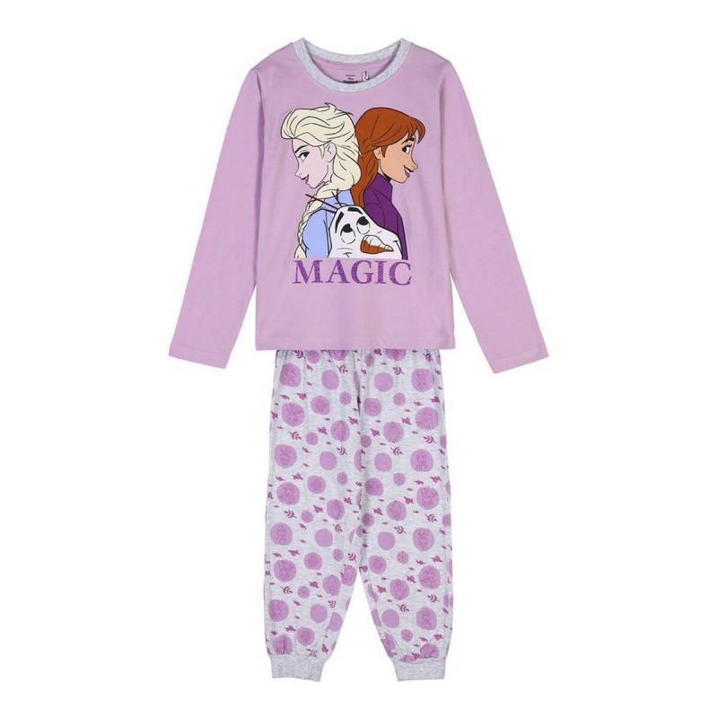 Pijama Infantil Frozen Gris