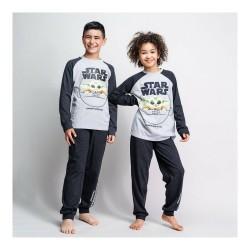 Pijama Infantil The Mandalorian Gris