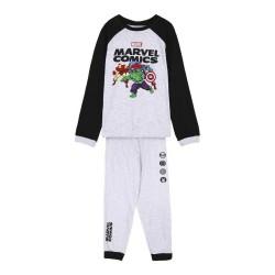 Pijama Infantil Marvel Gris