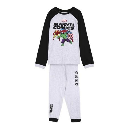 Pijama Infantil Marvel Gris