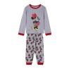 Pijama Infantil Minnie Mouse Gris