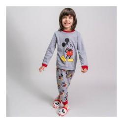 Pijama Infantil Mickey Mouse Gris