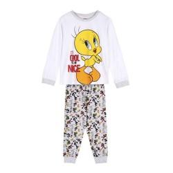 Pijama Infantil Looney Tunes Gris