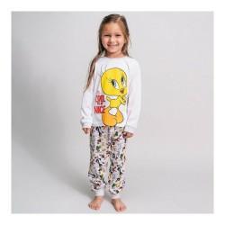 Pijama Infantil Looney Tunes Gris