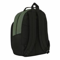 Mochila Escolar BlackFit8 Gradient Negro Verde militar (32 x 42 x 15 cm)