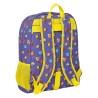 Mochila Escolar SuperThings Guardians of Kazoom Morado Amarillo (32 x 42 x 14 cm)