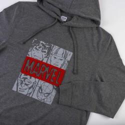 Sudadera con Capucha Hombre Marvel Gris Gris oscuro