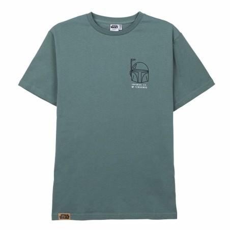 Camiseta de Manga Corta Hombre Boba Fett Verde oscuro