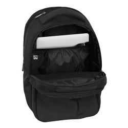 Mochila para Portátil y Tablet con Salida USB Safta Business Negro (31 x 45 x 23 cm)