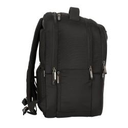 Mochila para Portátil y Tablet con Salida USB Safta Business Negro (31 x 45 x 23 cm)