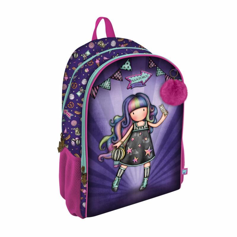 Mochila Escolar Gorjuss Up and away Morado (31.5 x 40 x 22.5 cm)