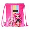 Mochila Saco Infantil Rainbow High Fucsia 26 x 34 x 1 cm