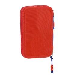 Plumier Doble Atlético Madrid Rojo Azul marino (28 piezas)