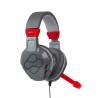 Auriculares FR-TEC FT2017 Negro Rojo Gris