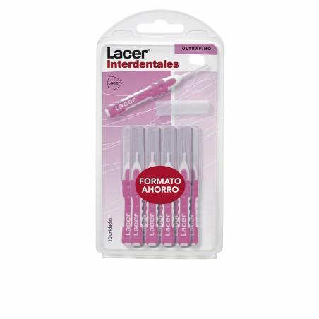 Cepillo de Dientes Interdental Lacer (10 uds) Ultrafino Recto