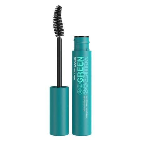 Máscara de Pestañas Efecto Volumen Maybelline Green Edition Very Negro (9,5 ml)