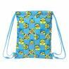 Bolsa Mochila con Cuerdas Minions Minionstatic Azul (26 x 34 x 1 cm)