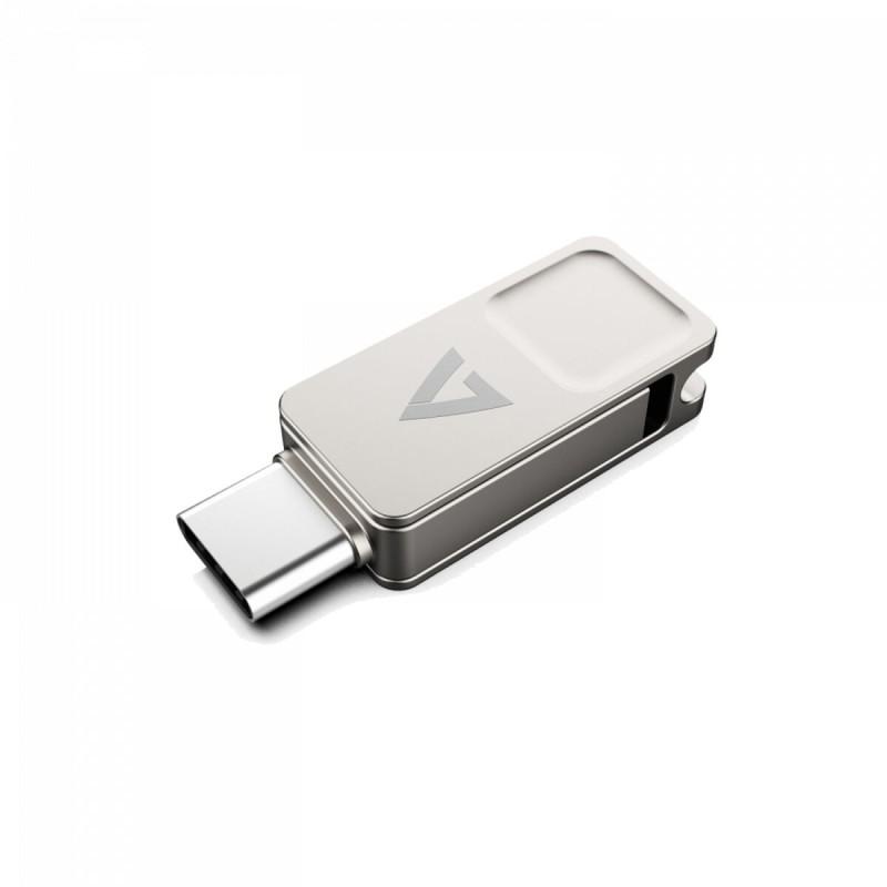 Memoria USB V7 VF3128GTC Plateado 128 GB