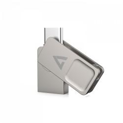 Memoria USB V7 VF364GTC Plateado 64 GB