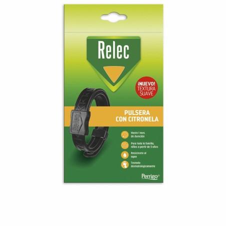 Pulsera Antimosquitos de Citronela Relec Negro Adultos